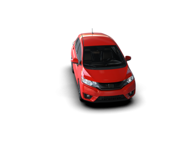 Modern araba arka planda izole edilmiş. 3d oluşturma