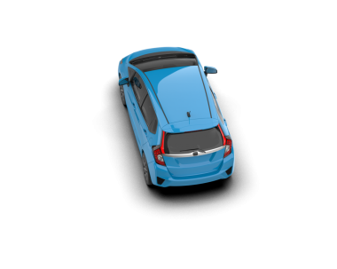 beyaz zemin üzerinde mavi araba