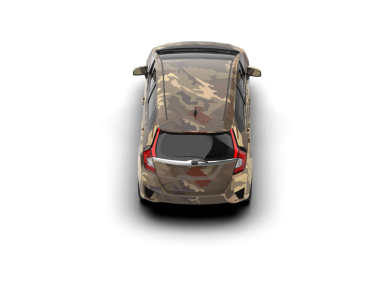 modern araba beyaz arka planda izole edilmiş