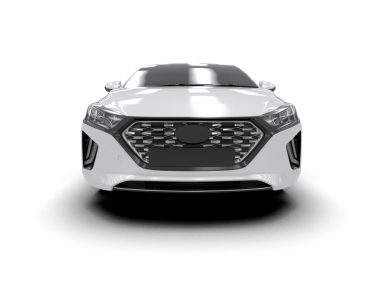 modern otomobil arka planda izole edildi