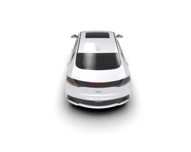 araba beyaz arkaplanda izole edildi