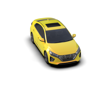 Stüdyo ortamında daha az genel bir konsept arabanın 3 boyutlu çizimi