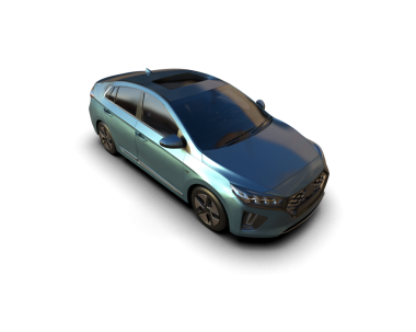 Siyah arkaplandaki araba