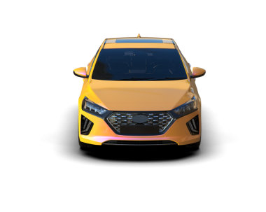 beyaz arka planda modern şehir arabası 3 boyutlu görüntüleme