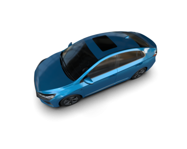 mavi modern araba siyah üzerinde