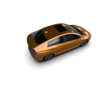 Siyah arka planda modern araba