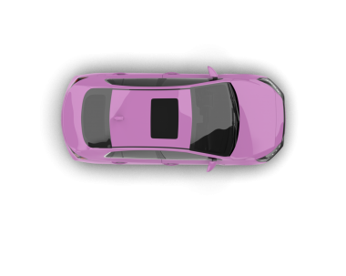 izole araba çizgi film tasarımı