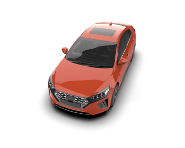 - Araba. Beyaz arkaplandaki araba.