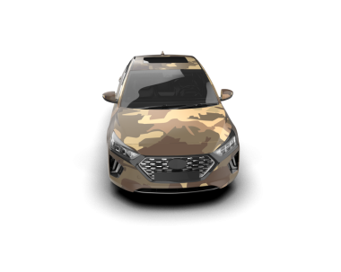 araba modern araç beyaz arkaplanda izole edildi