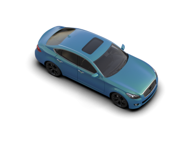 Modern araba. Araba 3 boyutlu görüntüyü izole etti. 3d oluşturma