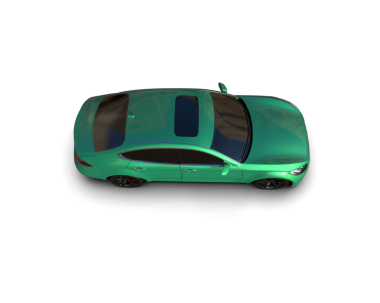 Siyah arka planda modern araba