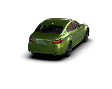 Stüdyo ortamında daha az genel bir konsept arabanın 3 boyutlu çizimi