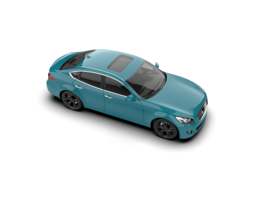 modern otomobil kırpma yolu ile izole edildi