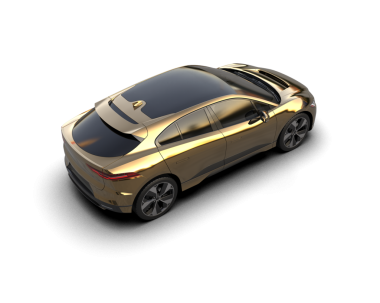 Beyaz arka planda modern bir araba. 3d oluşturma