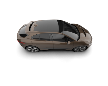 Stüdyo ortamında markasız bir SUV 'un 3 boyutlu çizimi