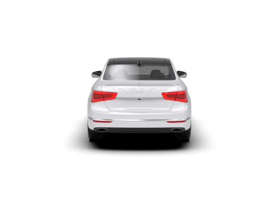 araba yan görünümü, beyaz arkaplanda izole edilmiş, vektör illüstrasyonu