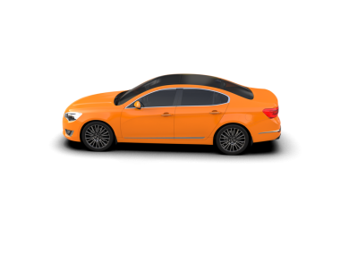 Beyaz arkaplandaki araba