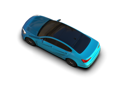 araba siyah arkaplanda izole edildi