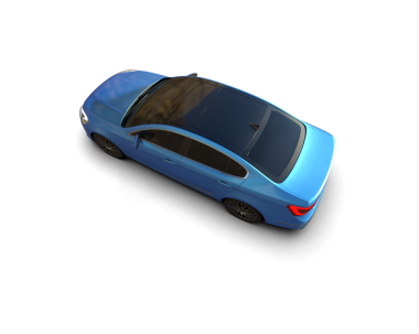 Araba siyah arka planda izole edilmiş. 3d oluşturma.