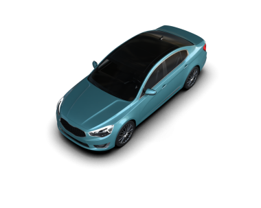 Siyah arka planda bir arabanın 3 boyutlu görüntüsü. stüdyo.