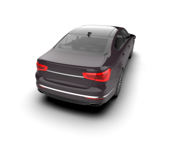 3 boyutlu modern lüks markalı, daha az jenerik bir araba.