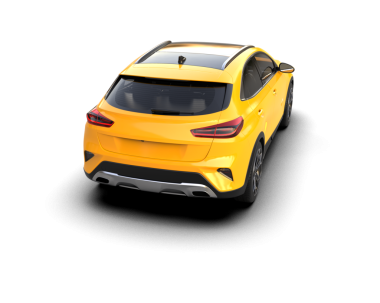 modern lüks araba arka planda izole