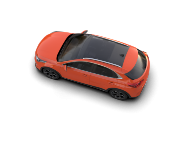 Beyaz arka planda modern lüks araba, 3 boyutlu.