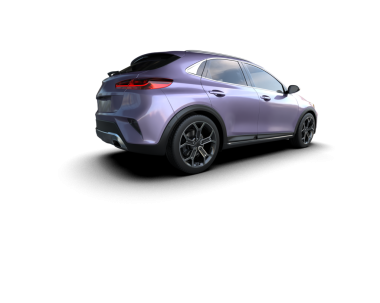 Arka planda izole edilmiş modern lüks araba. 3d oluşturma