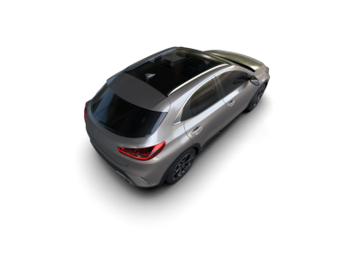 araba beyaz arkaplanda izole edildi