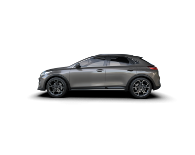 Modern araba arka planda izole edilmiş. 3d oluşturma -