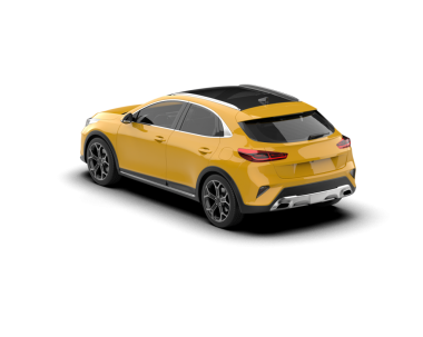 modern lüks araba arka planda izole edilmiş kırpma yolu ile - d