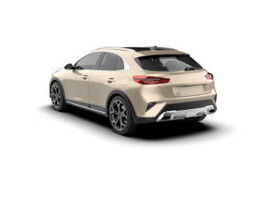 Yan manzaralı modern araba