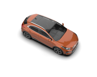 beyaz arkaplandaki araba