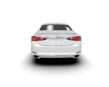 beyaz arka planda modern araba