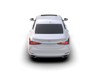 modern araba beyaz arka planda 3 d illüstrasyon