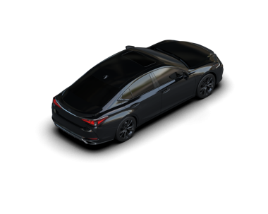 Siyah arka planda bir araba. 3d oluşturma