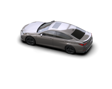 Modern araba arka planda izole edilmiş. 3D görüntüleme - illüstrasyon