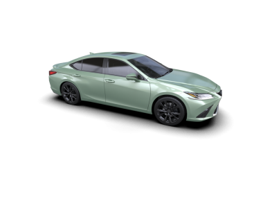 modern kompakt yeşil araba