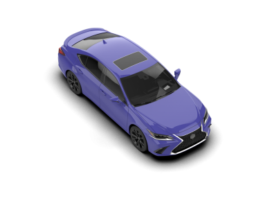 Bir arabanın 3 cg görüntüsü