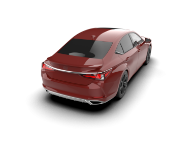 beyaz arkaplandaki modern araba 3 boyutlu görüntüleme