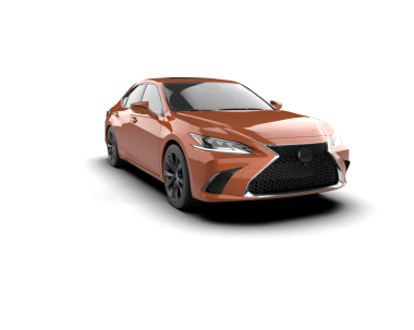 Beyaz arka planda modern spor araba. 3d oluşturma