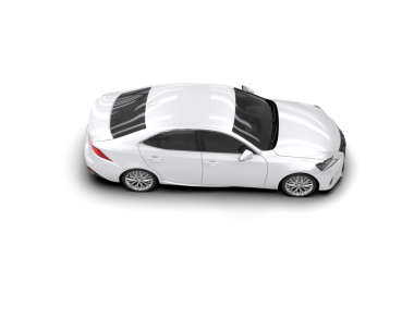modern otomobil arka planda izole edildi
