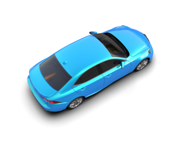 Araba beyaz zemin üzerine