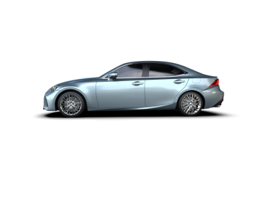 Lüks araba siyahta izole edilmiş. 3d oluşturma