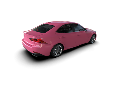 modern araba beyaz üzerine