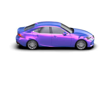 3 boyutlu bir araba.