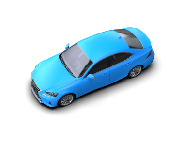 modern araba siyah arka planda izole edilmiş.