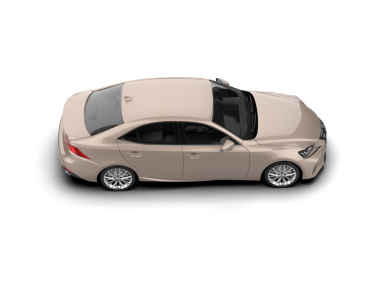 modern araba beyaz arka planda izole edildi. 3 boyutlu çizim - illüstrasyon