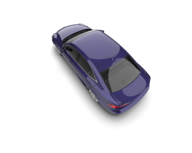 araba beyaz arkaplanda izole edildi