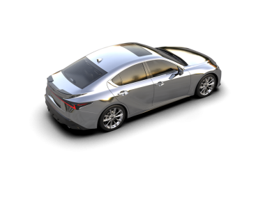 Gri arka planda modern araba